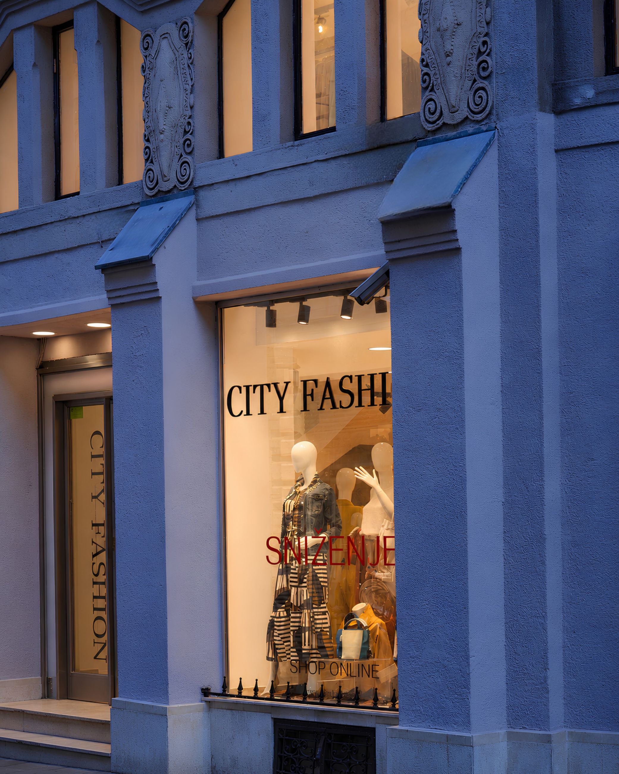 Izlog City Fashion prodavnice, Ferhadija 22, Sarajevo