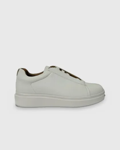 Slip-on patike Milo s elastičnim vezicama i platformom, bijele